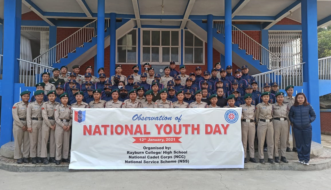 National Youth Day 2021 organised by Rayburn High School/College National Cadet Corps (NCC) & National Service Scheme (NSS)